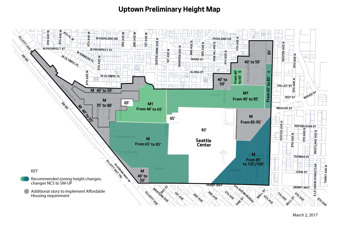 Uptown Preliminary Height Map
