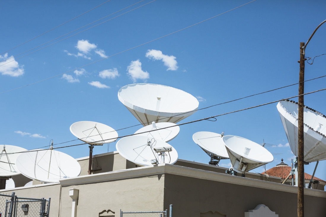 TV satellite dishes