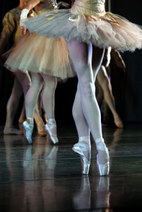 Ballet dancers.