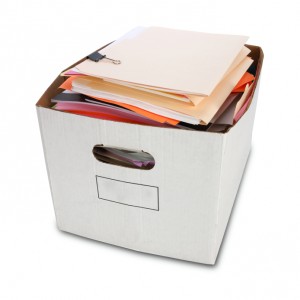 Box of Unorganized Files