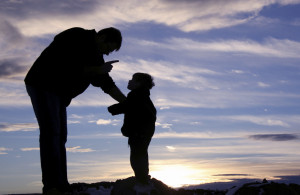 Father scolding