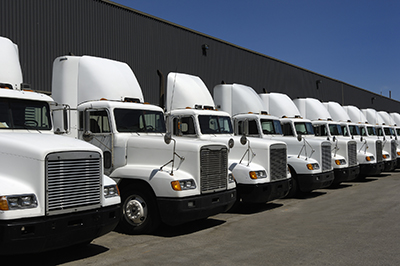 fleet of trucks