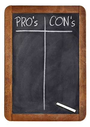 Pros and cons