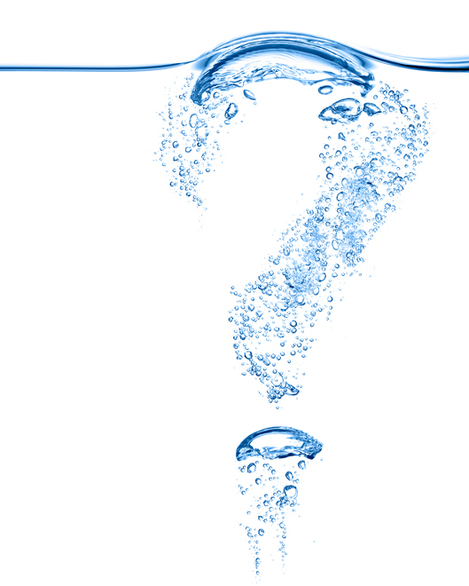 Water question mark