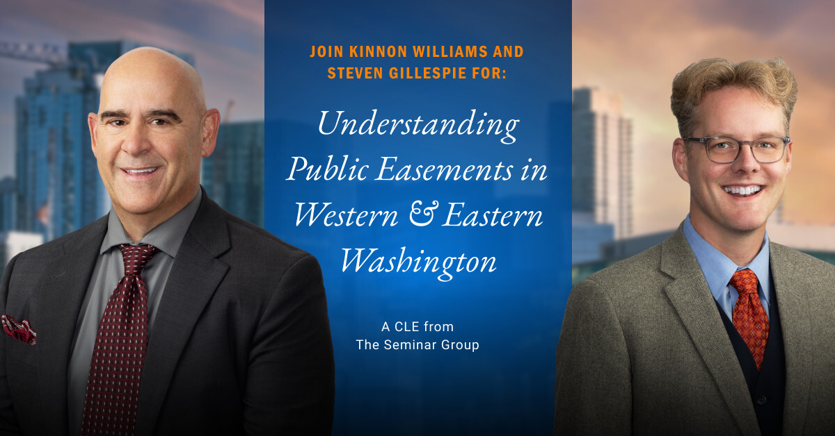 "Understanding Public Easements in Western & Eastern Washington," Live